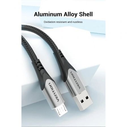 Vention Cable USB 2.0 COAHG Micro USB Macho a USB Macho 1.5m Gris